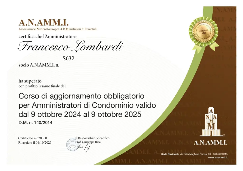 Francesco Lombardi amministratore professionale Ancona